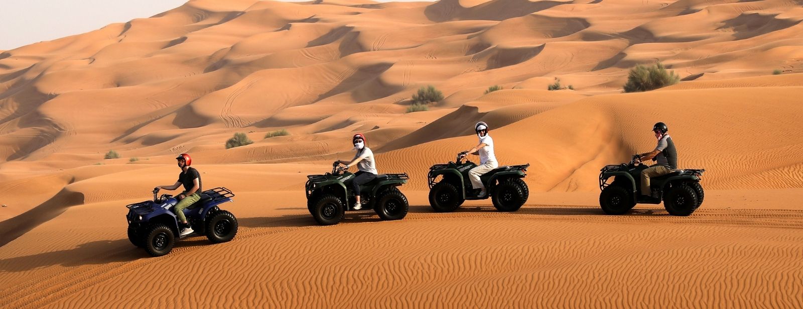 Morning Desert Quad Bike Tour - 4 Persons 4 Bikes