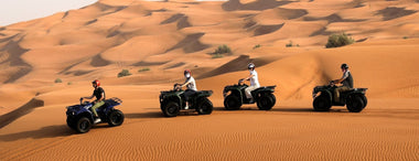 Morning Desert Quad Bike Tour - 4 Persons 4 Bikes