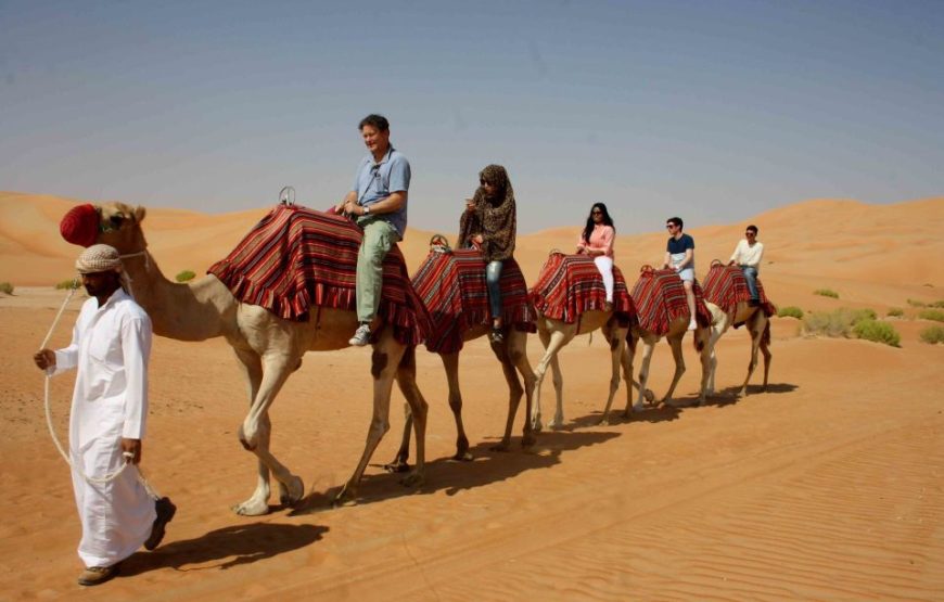 6-HOUR EVENING CAMEL SAFARI DUBAI & BBQ DINNER